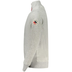 NORWAY 1963 MEN'S GRAY ZIP-UP SWEATSHIRT