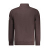 Sweat-shirt zippé marron pour homme Norvège 1963