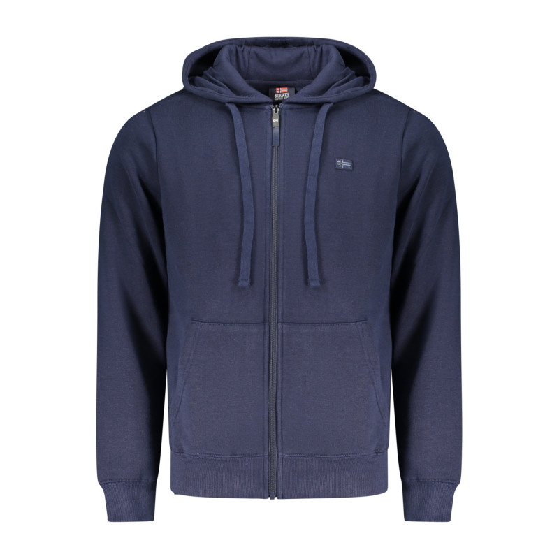 NORWAY 1963 MEN'S BLUE ZIP-UP SWEATSHIRT