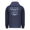 NORWAY 1963 MEN'S BLUE ZIP-UP SWEATSHIRT