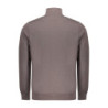 NORWAY 1963 MEN'S BROWN ZIP-UP SWEATSHIRT