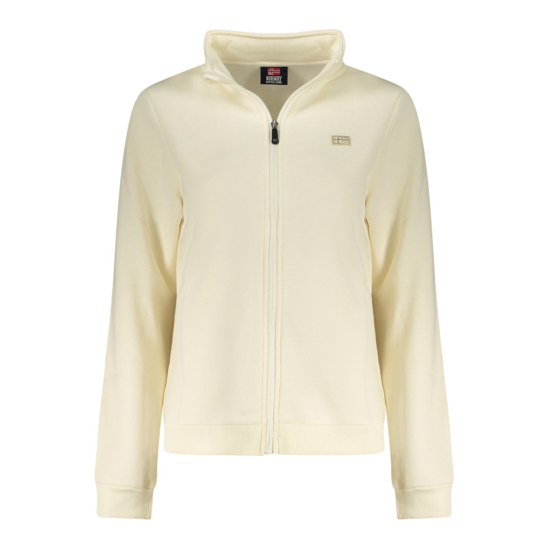 NORWAY 1963 WOMEN'S WHITE ZIP-UP SWEATSHIRT