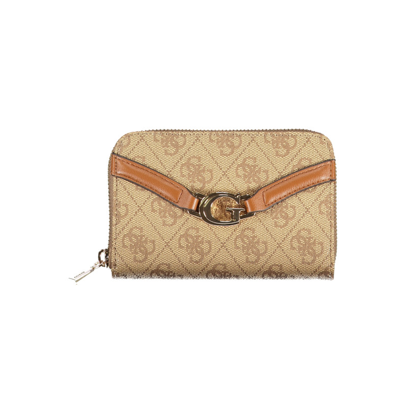 GUESS JEANS WOMEN'S BEIGE WALLET