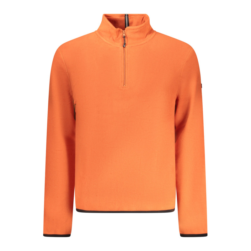 Sweat-shirt zippé orange pour homme Norvège 1963
