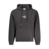 Sweat-shirt zippé noir pour homme Calvin Klein