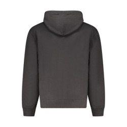CALVIN KLEIN MEN'S BLACK ZIP-UP SWEATSHIRT