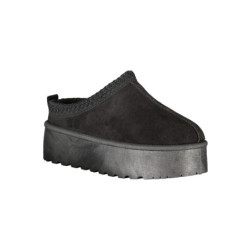 LAURA BIAGIOTTI WOMEN'S BLACK WINTER CLOG FOOTWEAR