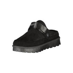 LAURA BIAGIOTTI WOMEN'S BLACK WINTER CLOG FOOTWEAR