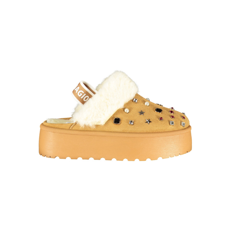 CHAUSSURES SABOTS D'HIVER POUR FEMMES LAURA BIAGIOTTI, MARRON