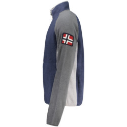 NORWAY 1963 MEN'S BLUE ZIP-UP SWEATSHIRT