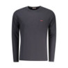 T-SHIRT À MANCHES LONGUES RIFLE POUR HOMME, BLEU
