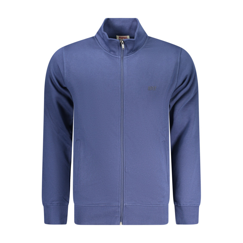 RIFLE MEN'S BLUE ZIP-UP SWEATSHIRT