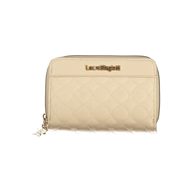 LAURA BIAGIOTTI WOMEN'S BEIGE WALLET