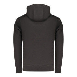 SWEAT-SHIRT NOIR À FERMETURE ÉCLAIR POUR HOMMES RIFLE