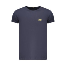 CAVALLI CLASS MEN'S SHORT-SLEEVE T-SHIRT BLUE