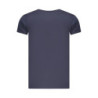 CAVALLI CLASS MEN'S SHORT-SLEEVE T-SHIRT BLUE
