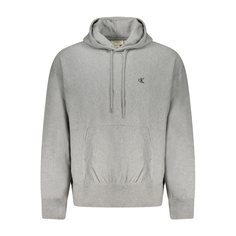 CALVIN KLEIN MEN'S GRAY ZIP-UP SWEATSHIRT