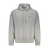 CALVIN KLEIN MEN'S GRAY ZIP-UP SWEATSHIRT