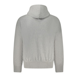 SWEAT-SHIRT GRIS À FERMETURE ÉCLAIR CALVIN KLEIN POUR HOMME