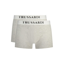 BOXERS TRUSSARDI POUR HOMME, GRIS