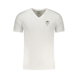 AERONAUTICA MILITARE MEN'S WHITE OUTDOOR T-SHIRT