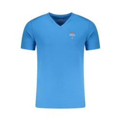 AERONAUTICA MILITARE MEN'S LIGHT BLUE OUTERWEAR T-SHIRT