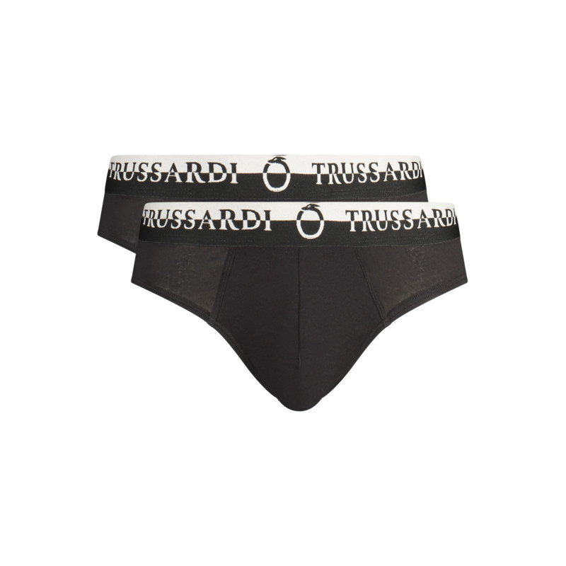TRUSSARDI MEN'S BLACK BRIEFS