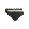 TRUSSARDI MEN'S BLACK BRIEFS