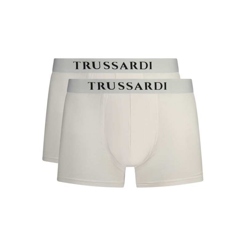 TRUSSARDI MEN'S WHITE BOXER