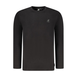 US GRAND MEN'S LONG-SLEEVED BLACK T-SHIRT