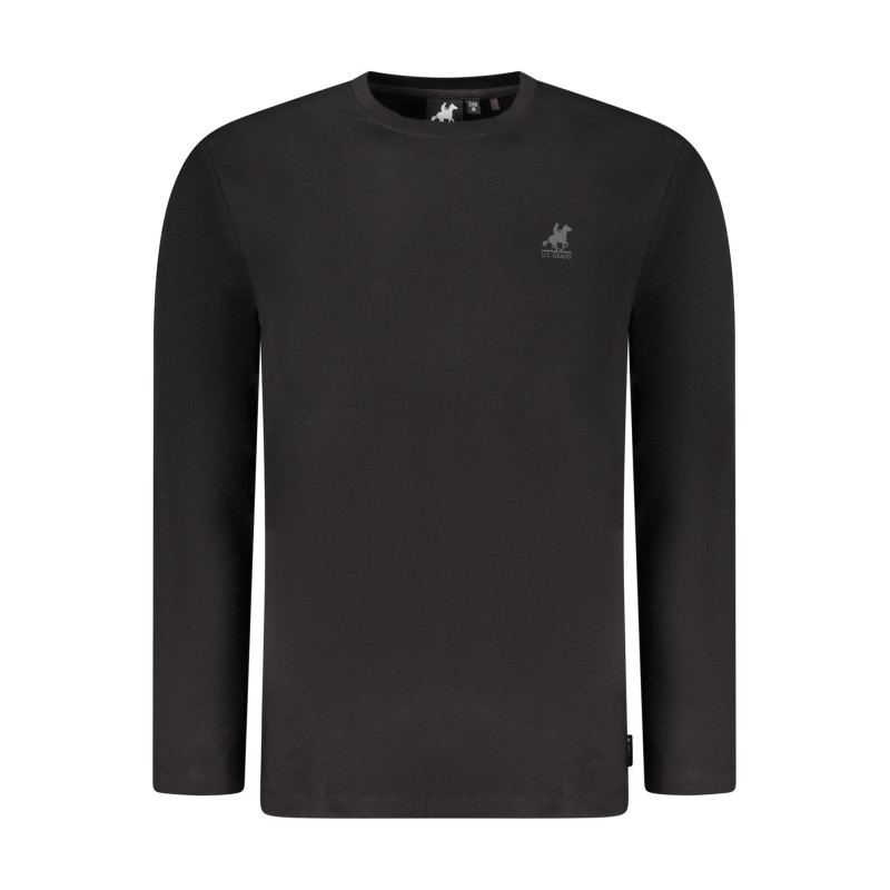 US GRAND MEN'S LONG-SLEEVED BLACK T-SHIRT