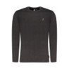 US GRAND MEN'S LONG-SLEEVED BLACK T-SHIRT