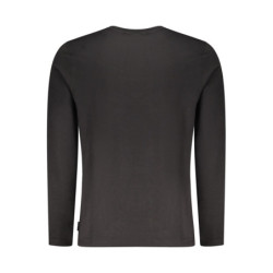 US GRAND MEN'S LONG-SLEEVED BLACK T-SHIRT