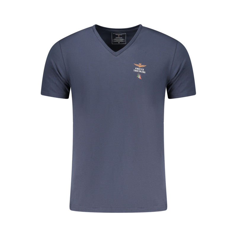 AERONAUTICA MILITARE MEN'S BLUE OUTERWEAR T-SHIRT