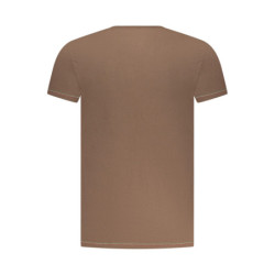T-shirt marron pour homme AERONAUTICA MILITARE