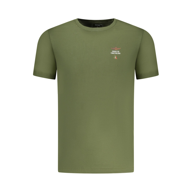 T-shirt vert d'extérieur pour homme AERONAUTICA MILITARE