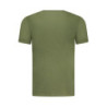 AERONAUTICA MILITARE MEN'S GREEN OUTDOOR T-SHIRT