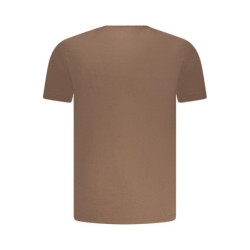 T-shirt marron pour homme AERONAUTICA MILITARE