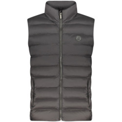 US GRAND MEN'S BLACK SLEEVELESS JACKET