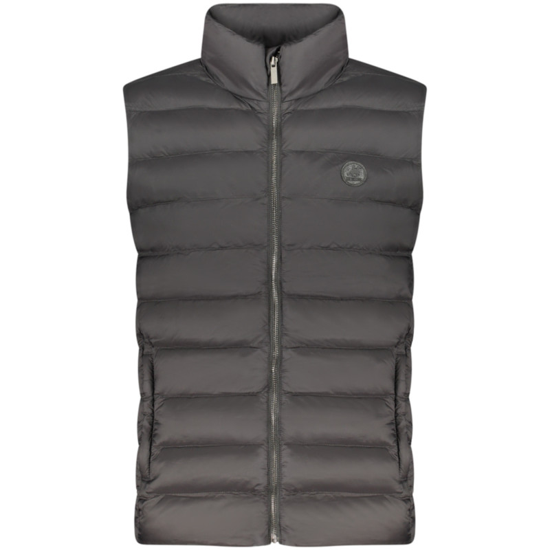VESTE NOIRE SANS MANCHES POUR HOMME US GRAND