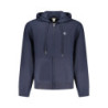SWEAT-SHIRT BLEU À FERMETURE ÉCLAIR CALVIN KLEIN POUR HOMME