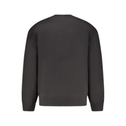 CALVIN KLEIN MEN'S BLACK ZIP-UP SWEATSHIRT