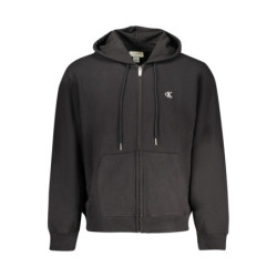 SWEAT-SHIRT NOIR À FERMETURE ÉCLAIR CALVIN KLEIN POUR HOMME