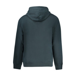 CALVIN KLEIN MEN'S BLUE ZIP-UP SWEATSHIRT