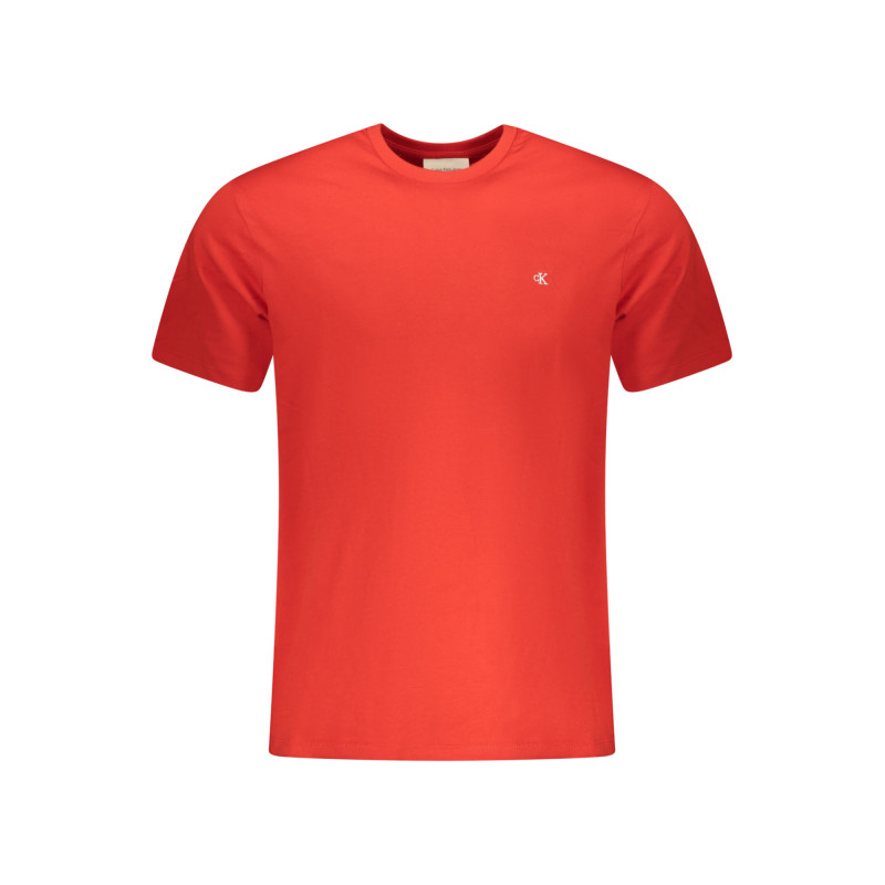 CALVIN KLEIN MEN'S SHORT-SLEEVED T-SHIRT RED