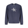 CALVIN KLEIN MEN'S BLUE ZIP-UP SWEATSHIRT