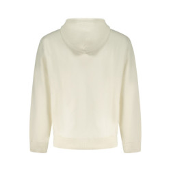 CALVIN KLEIN MEN'S ZIP-UP SWEATSHIRT WHITE