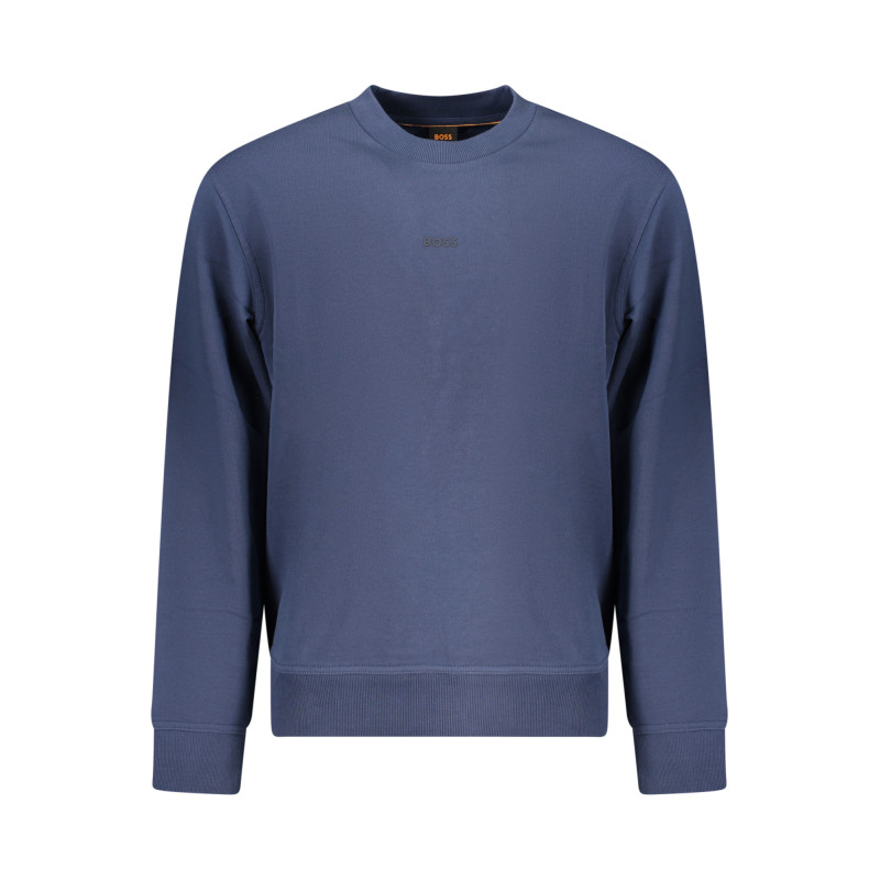SWEAT-SHIRT BLEU À FERMETURE ÉCLAIR BOSS POUR HOMME