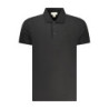Polo noir à manches courtes pour homme Calvin Klein