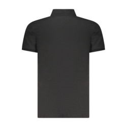 Polo noir à manches courtes pour homme Calvin Klein